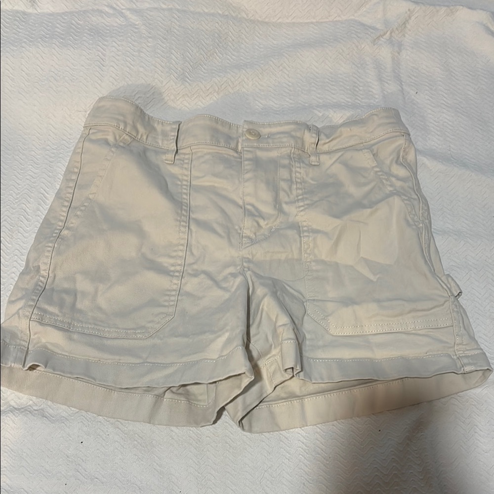 J. Crew Cream Cargo Shorts